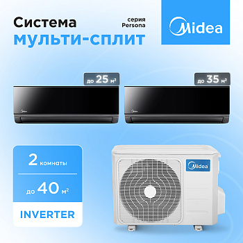 Мульти сплит система Midea M2OH-14HFN8-Q1/MMCA1BU-09HRFN8*1/MMCA1BU-12HRFN8*1