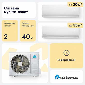 Мультисплит система Axioma ASB14M2Z1R/ASX07MHZ1R/ASX12MHZ1R