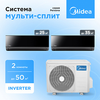 Мульти сплит система Midea M2OE-18HFN8-Q1/MMAG4-09N8D0-I/MMAG4-12N8D0-I